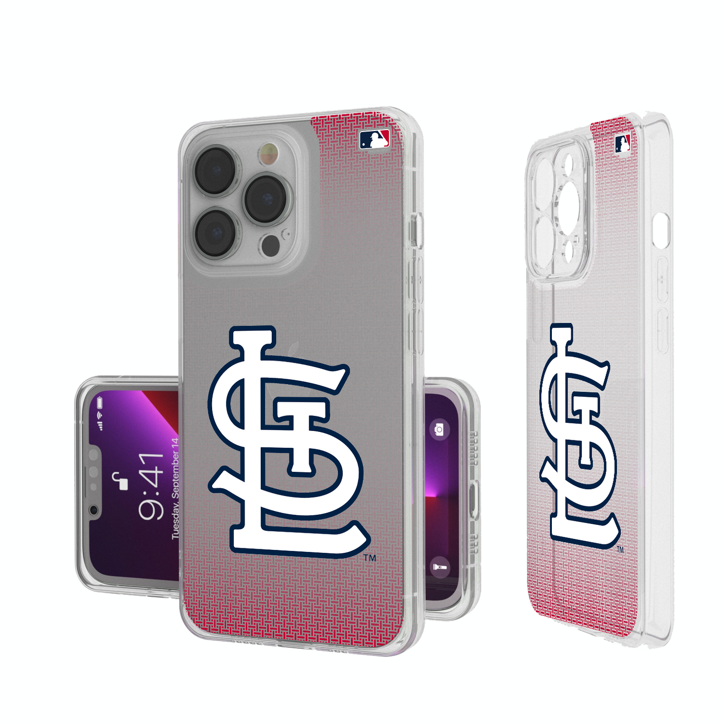 St Louis Cardinals Linen Clear Phone Case-0