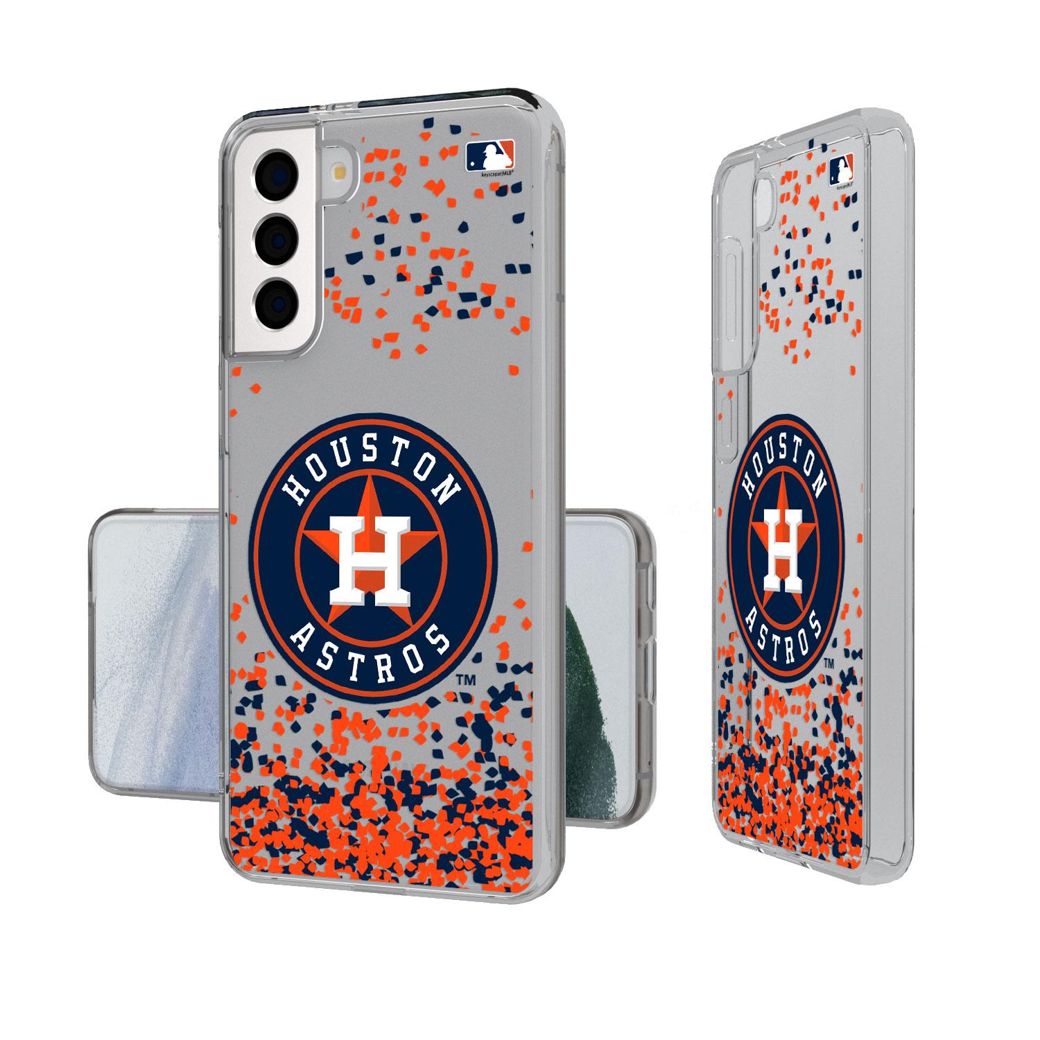 Houston Astros Confetti Clear Case-1