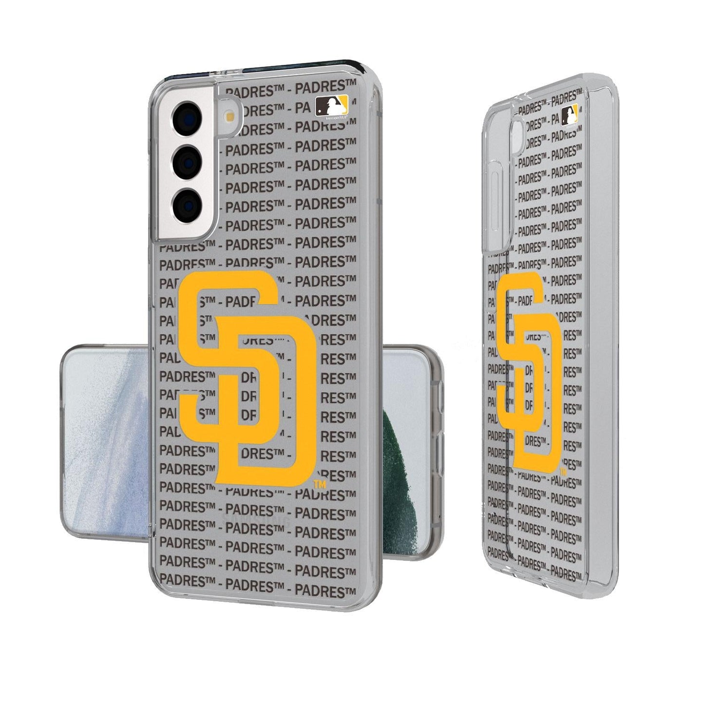 San Diego Padres Blackletter Clear Case-1