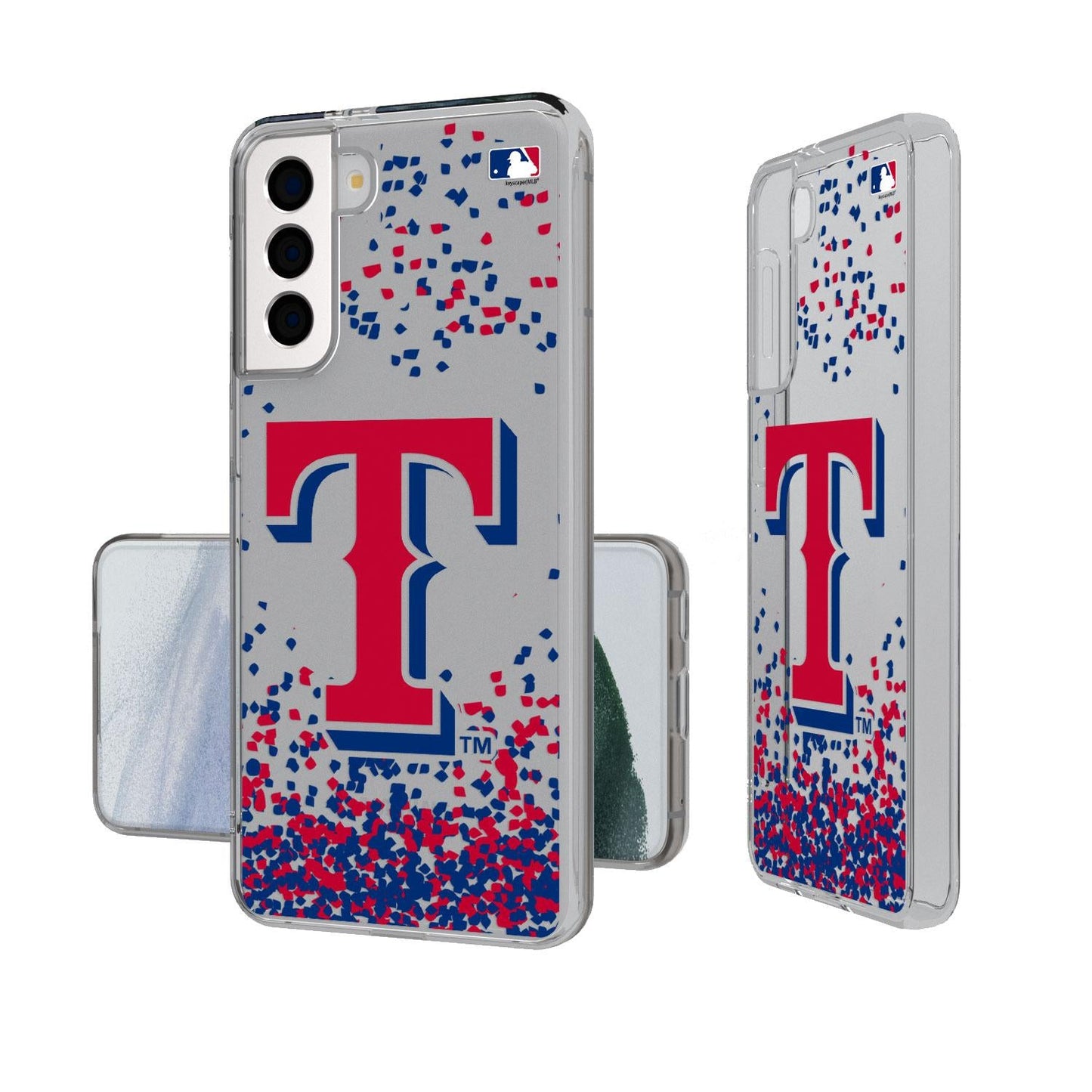 Texas Rangers Confetti Clear Case-1