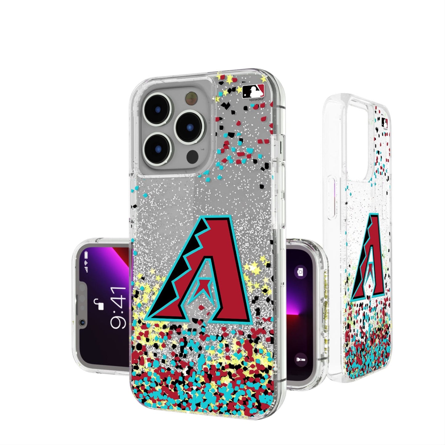 Arizona Diamondbacks Confetti Glitter Phone Case-0