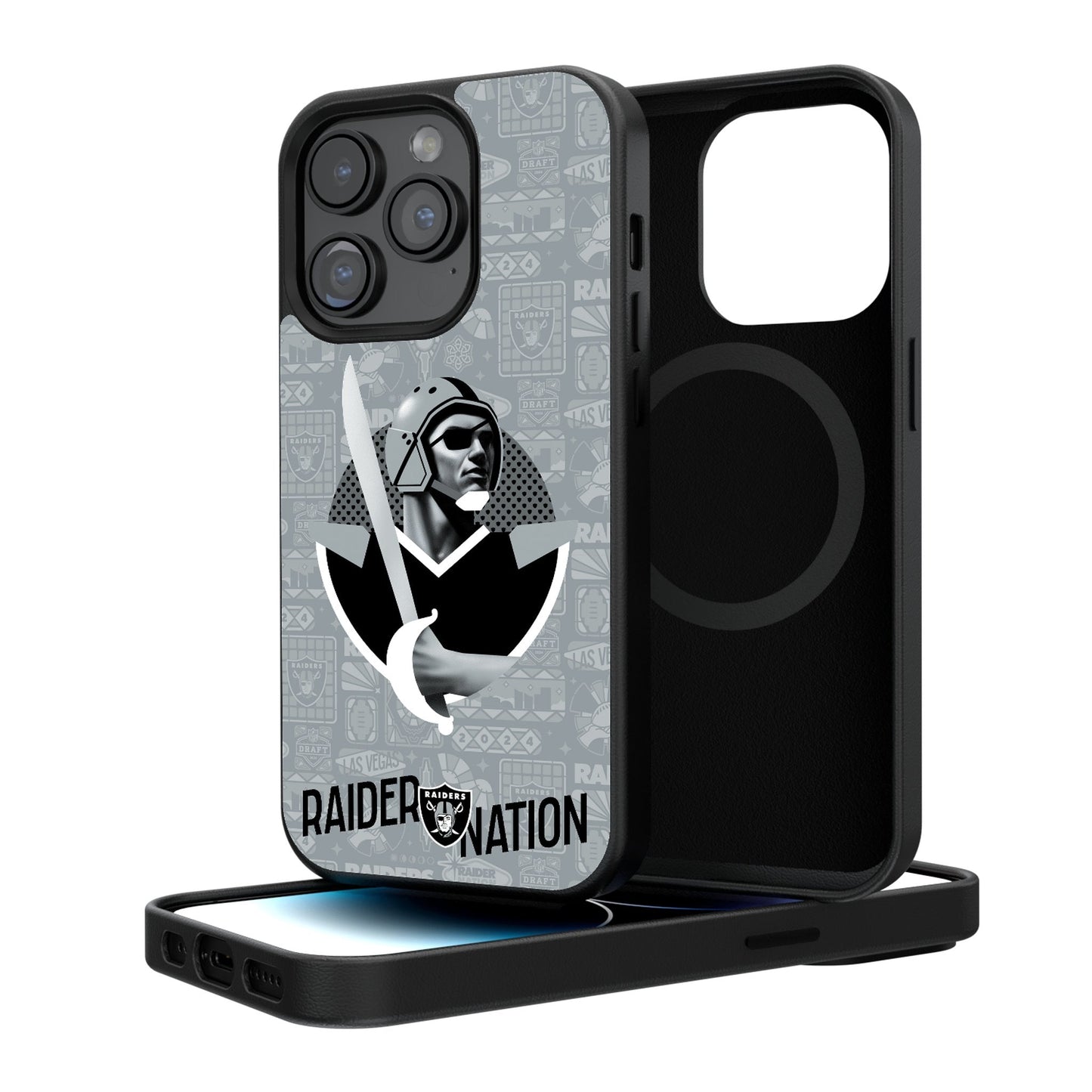 Las Vegas Raiders 2024 Illustrated Limited Edition Magnetic Phone Case-0