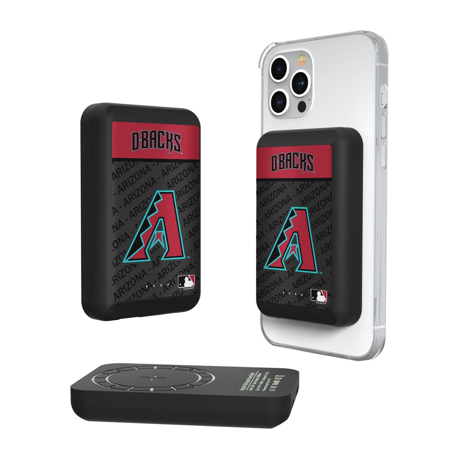 Arizona Diamondbacks Endzone Plus Wireless Mag Power Bank-0