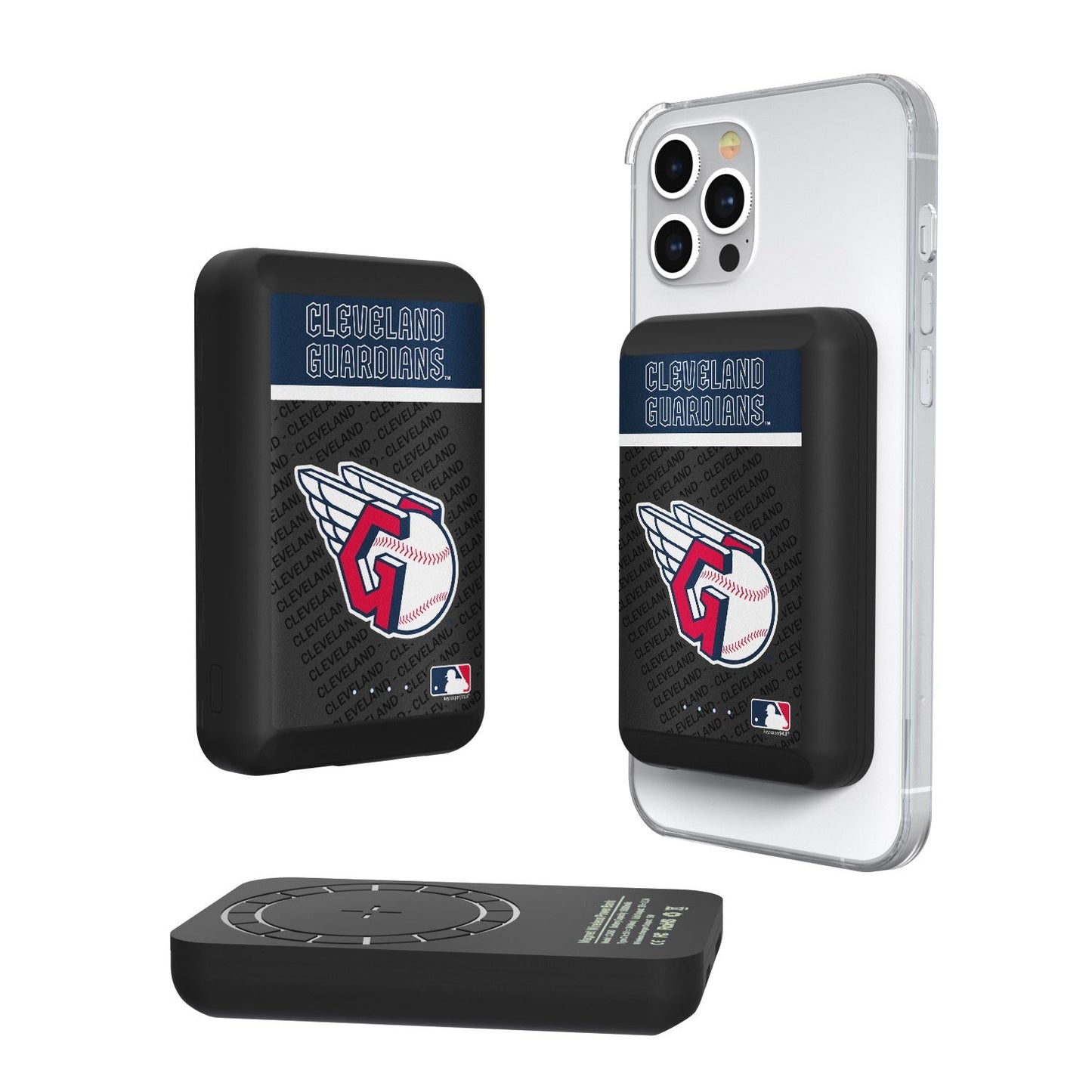 Cleveland Guardians Endzone Plus Wireless Mag Power Bank-0