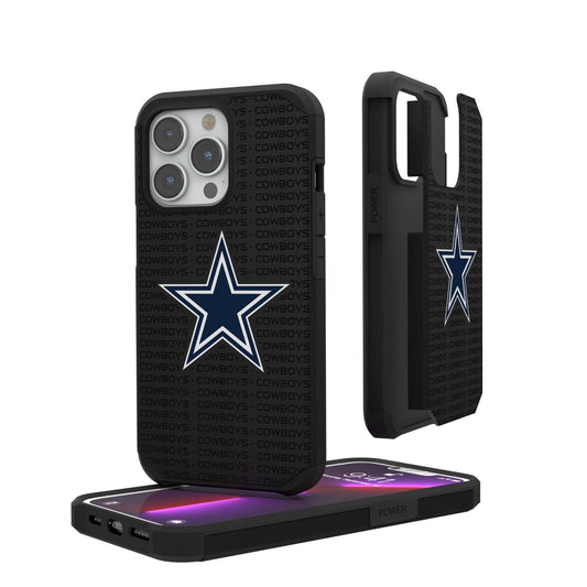 Dallas Cowboys Blackletter Rugged Case-0