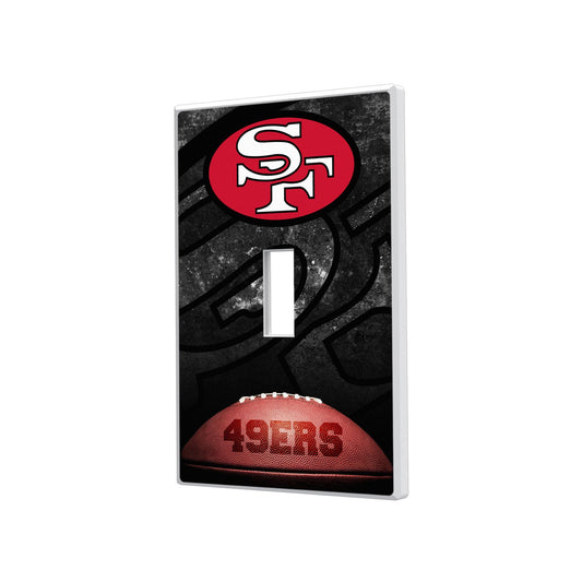 San Francisco 49ers Legendary Hidden-Screw Light Switch Plate-0