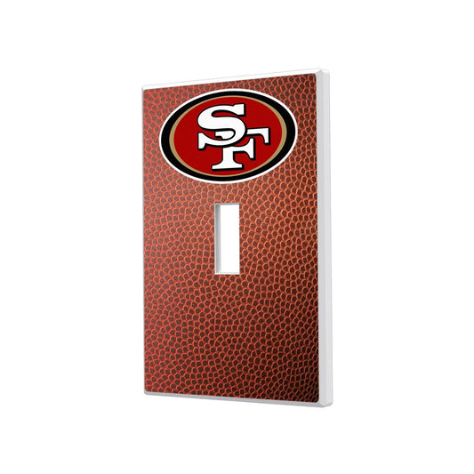 San Francisco 49ers Football Hidden-Screw Light Switch Plate-0