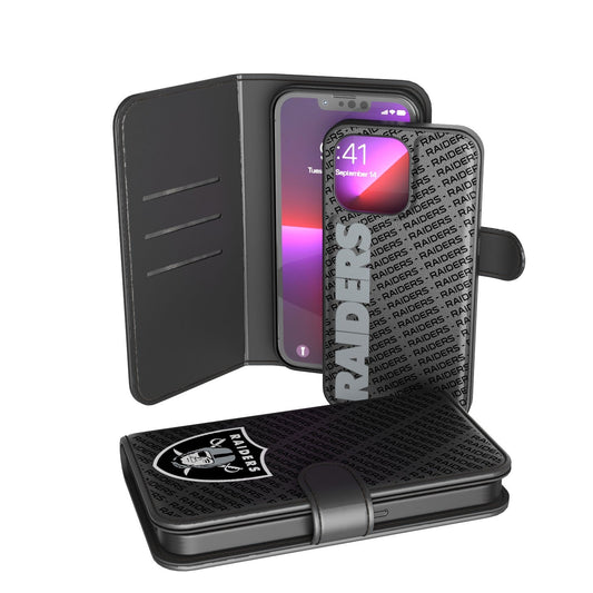 Las Vegas Raiders Tilt Wallet Case-0