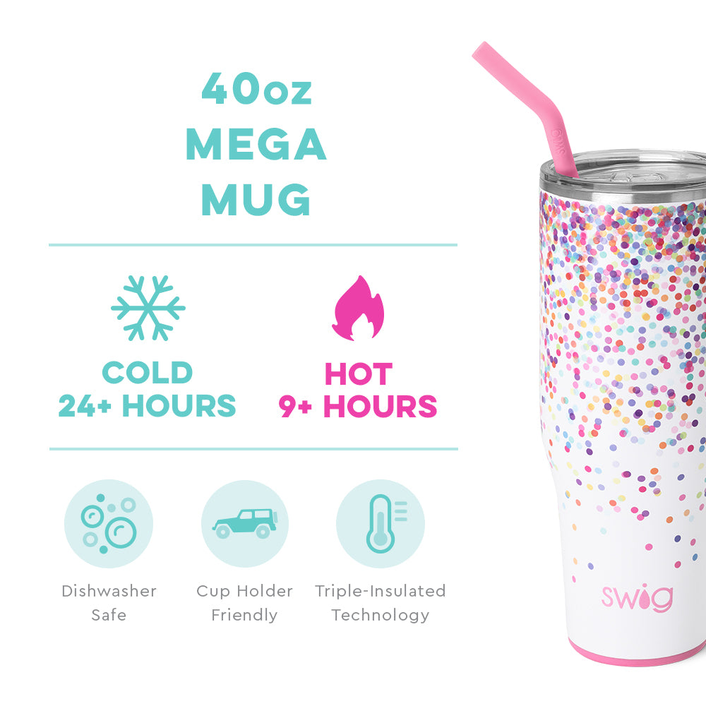 Confetti mega Mug (40 oz)