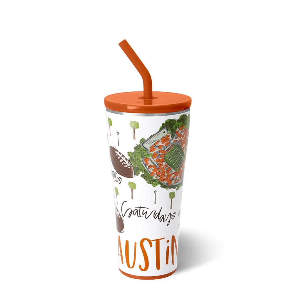 Saturdays In Austin Straw Tumbler (32oz)