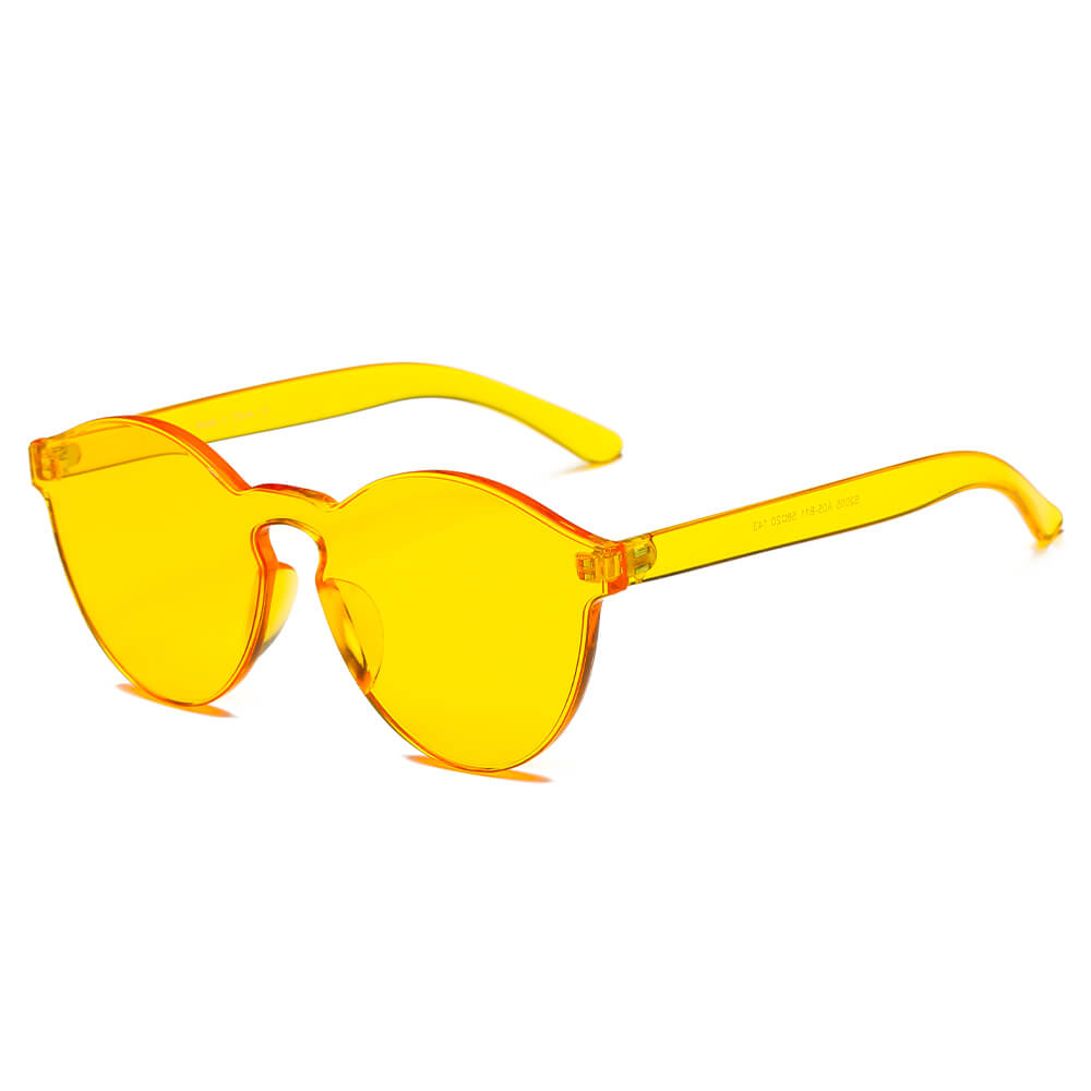 FARGO | Hipster Translucent Unisex Monochromatic Candy Colorful Lenses Sunglasses-4