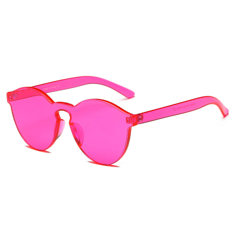 FARGO | Hipster Translucent Unisex Monochromatic Candy Colorful Lenses Sunglasses-10