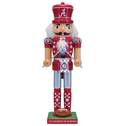 Alabama Crimson Tide Painted Nutcracker