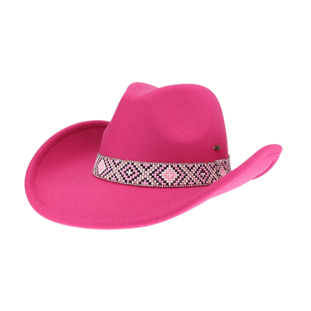 Las Cruces Vegan Fabric Cowboy Hat