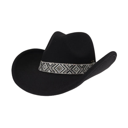 Las Cruces Vegan Fabric Cowboy Hat