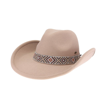 Las Cruces Vegan Fabric Cowboy Hat