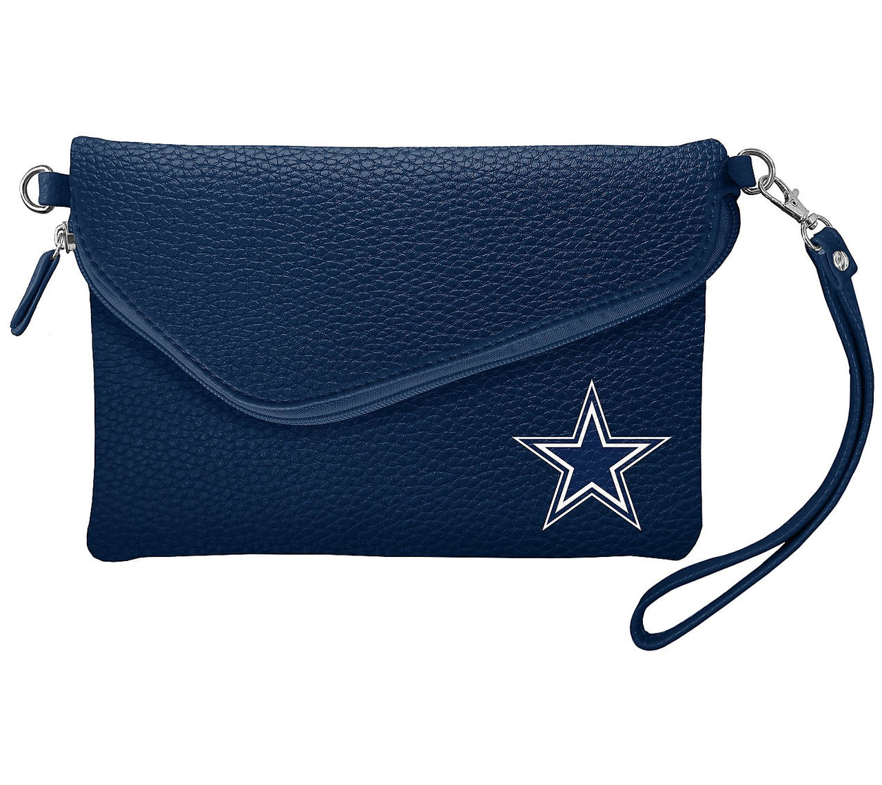 Little Earth NFL Dallas Cowboys Pebble Fold Over Crossbody Purse