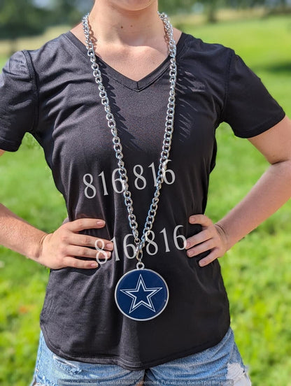 Dallas Cowboys Team Emblem Necklace