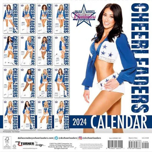 Dallas Cowboys Cheerleaders 2024 Wall Calendar