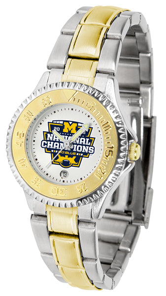 Michigan Wolverines 2023 National Champions Ladies' Competitor Watch Two-Tone