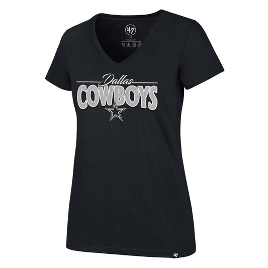 Dallas Cowboys 47 Brand Women's Glimmer T-Shirt