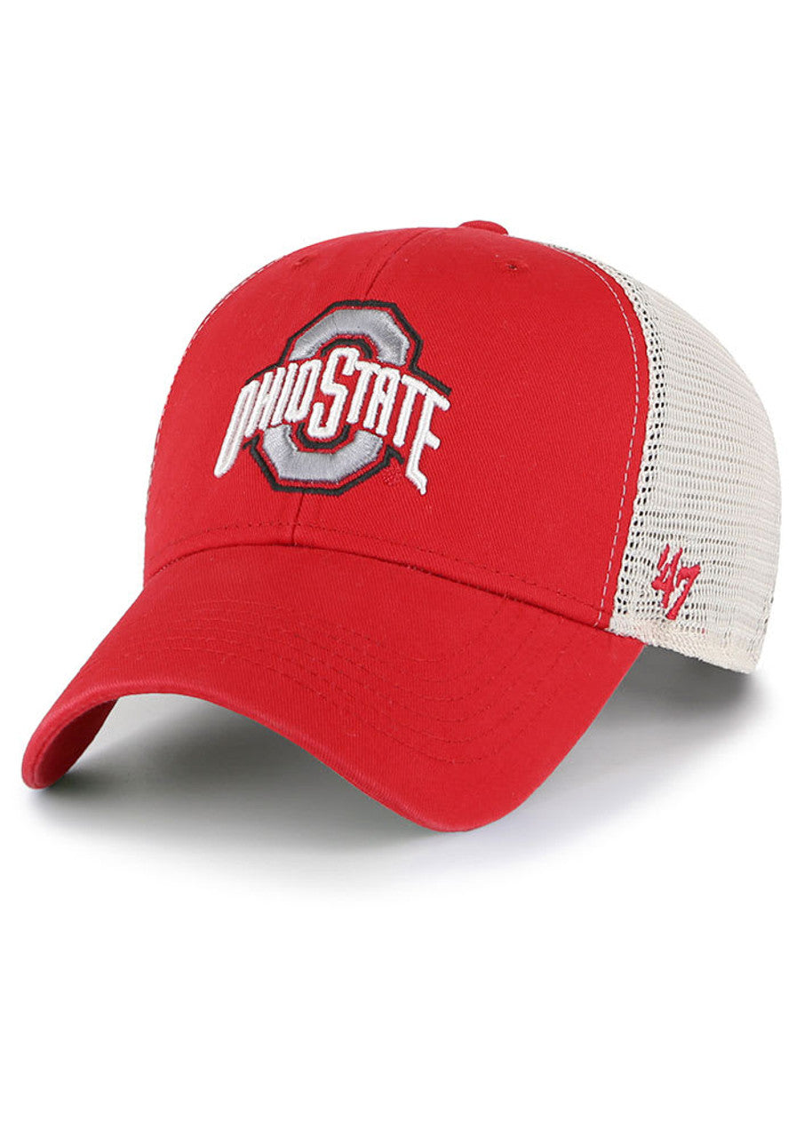 OHIO STATE BUCKEYES RED 47 TRUCKER CAP