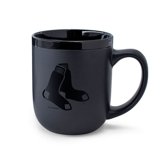 Boston Red Sox Black Matte Ceramic Mug 17 oz.