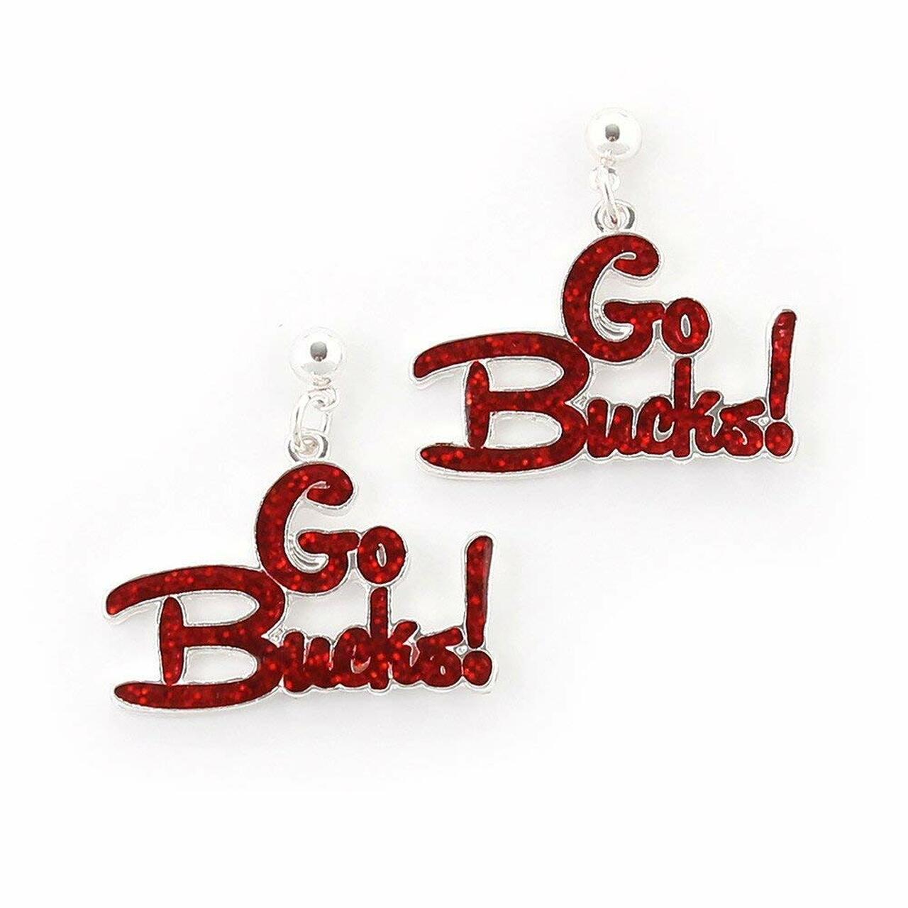 Ohio State Buckeyes Slogan Earings