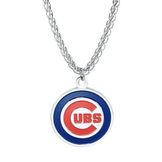 Chicago Cubs Primary Team Logo Necklace