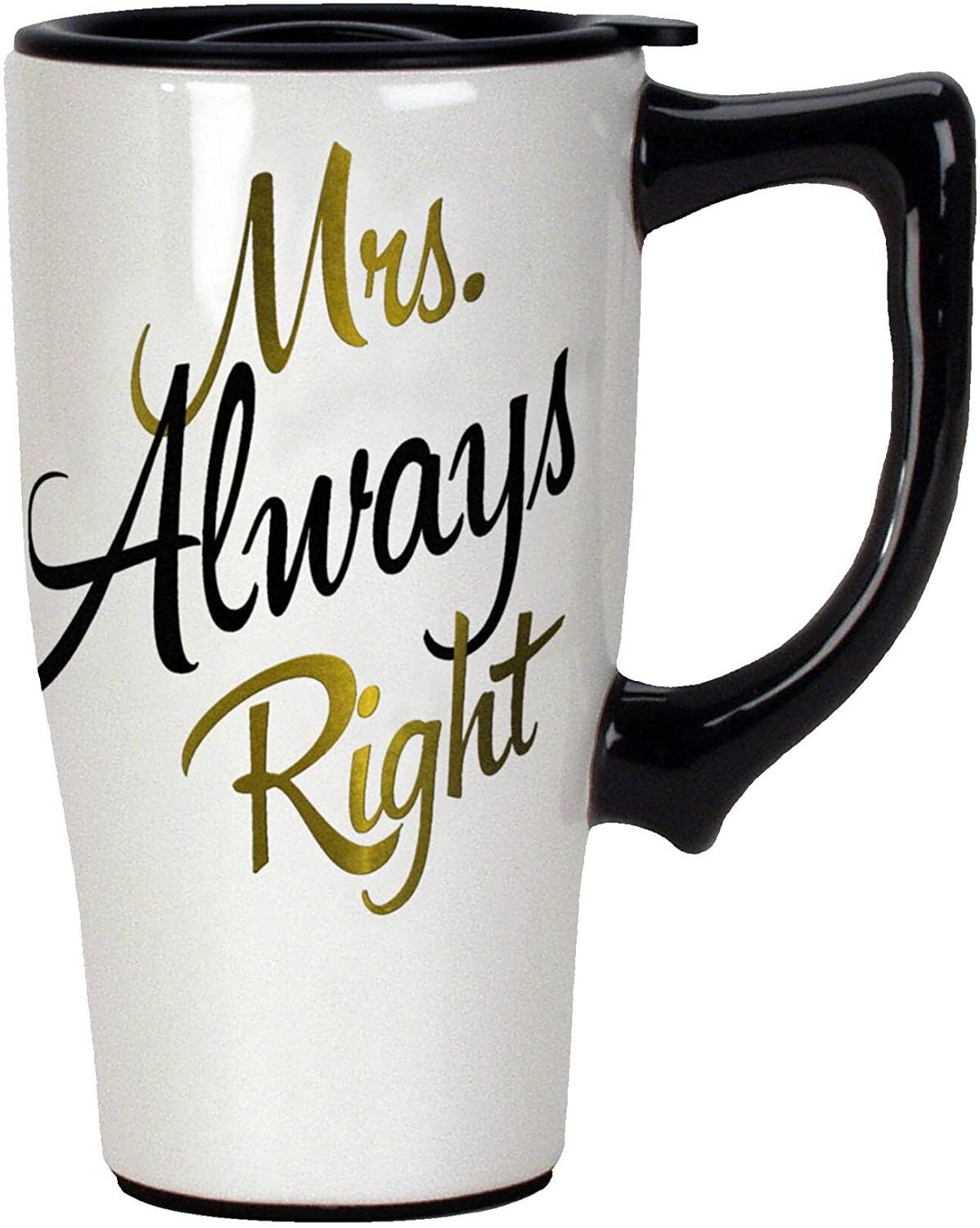 Mrs Always Right Ceramic Travel Mug