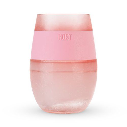 Wine FREEZE™ Cooling Cup in Translucent Pink