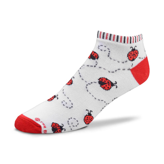 Women's Ladybug Ankle Socks
