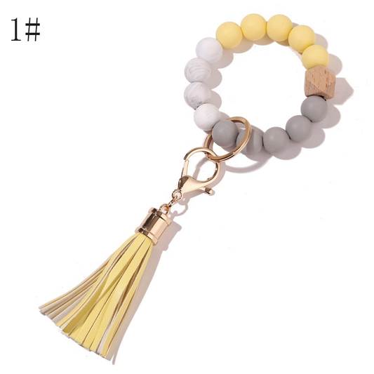 Silicone Bangle Keychain- Various Colors