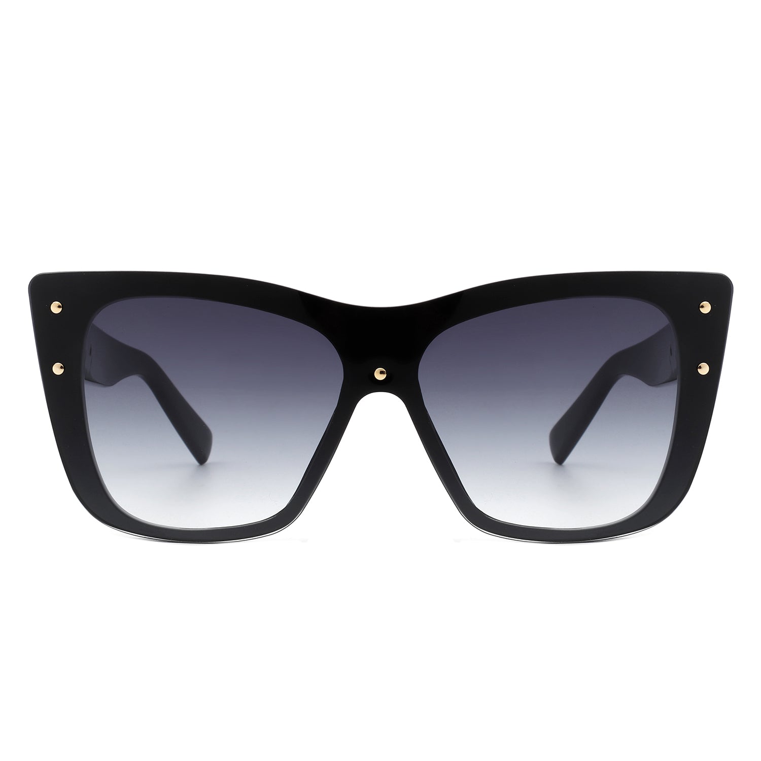 Windborn - Women Retro Square Tinted Cat Eye Fashion Sunglasses-3