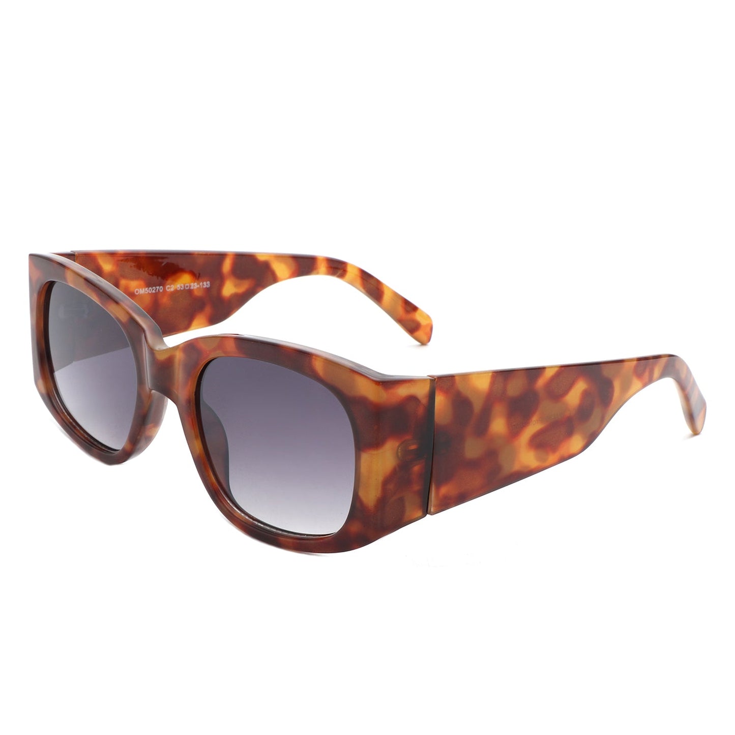 Helix - Retro Oversize Chunky Square Women Sunglasses-0