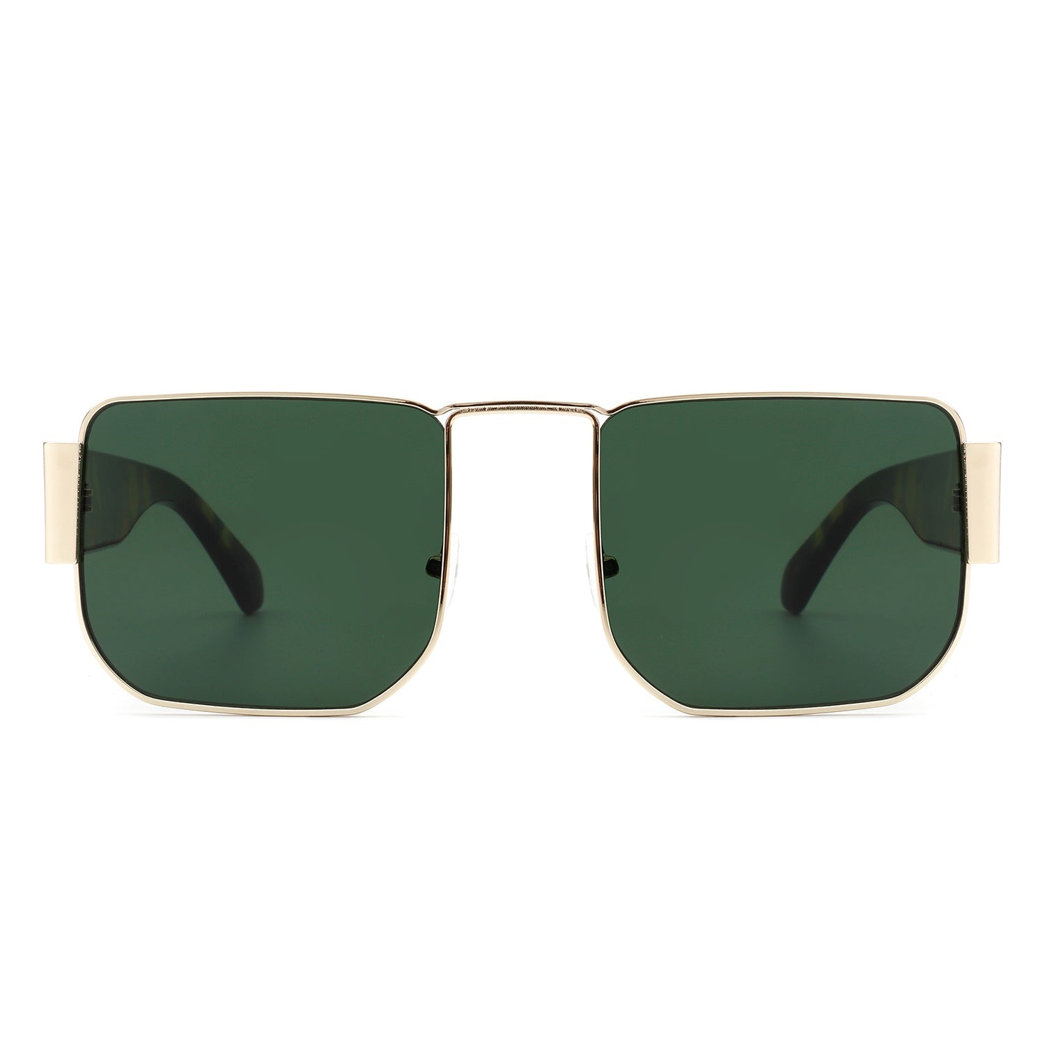 Diamonde - Square Retro Flat Top Tinted Vintage Fashion Sunglasses-6