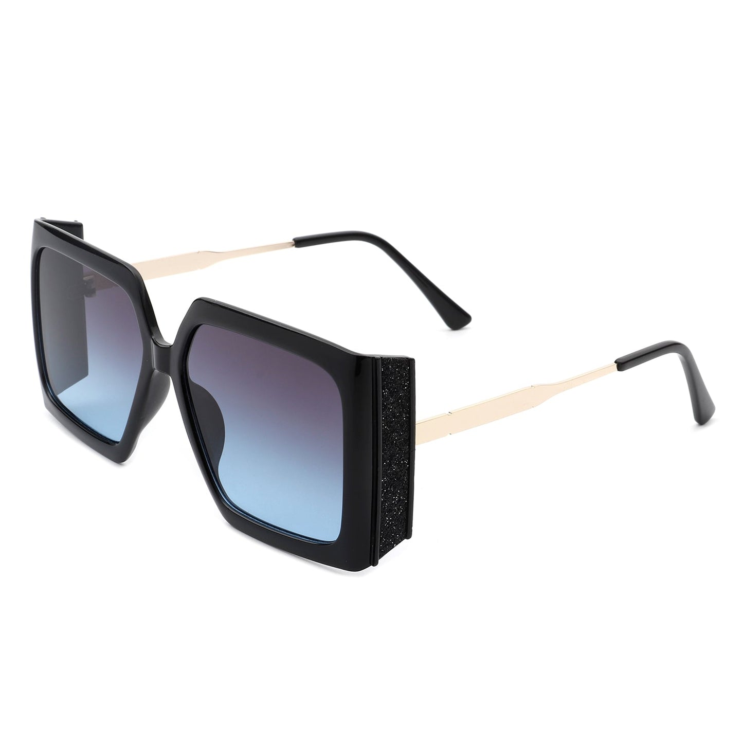 Yellowra - Women Oversize Retro Square Large Fashion Sunglasses-7