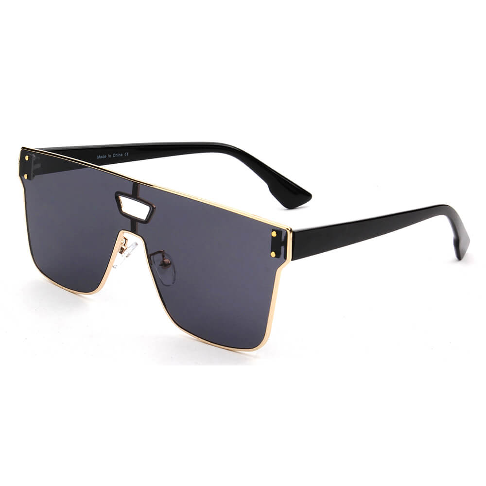 BEATRICE | Unisex Retro Vintage Square Sunglasses-4