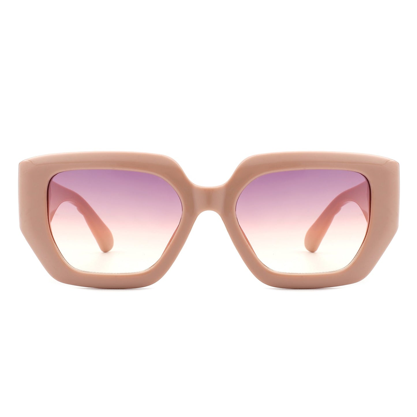 Solstice - Retro Women Geometric Tinted Cat Eye fashion Sunglasses-1