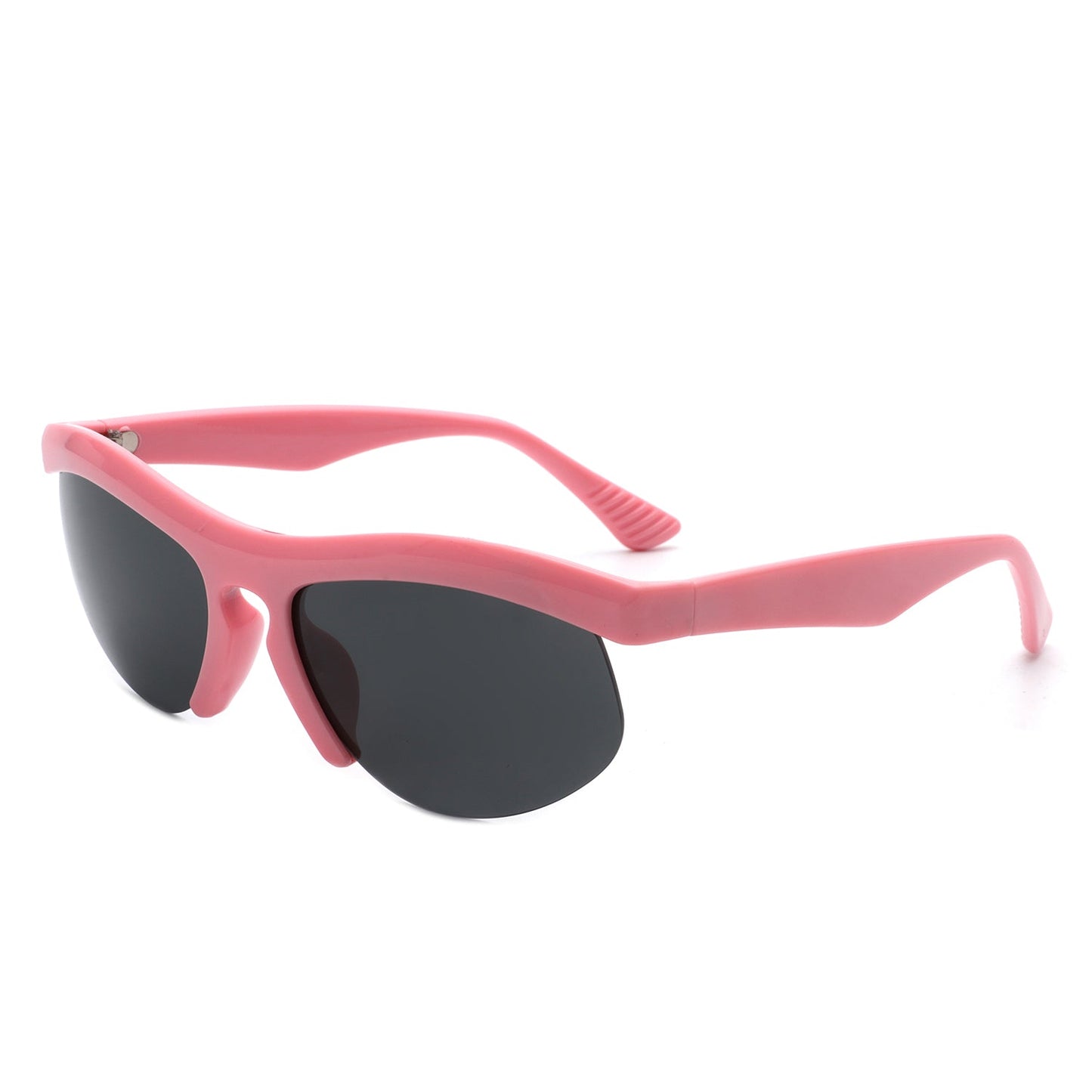 Fliygua - Rectangle Half Frame Sport Square Sunglasses-4