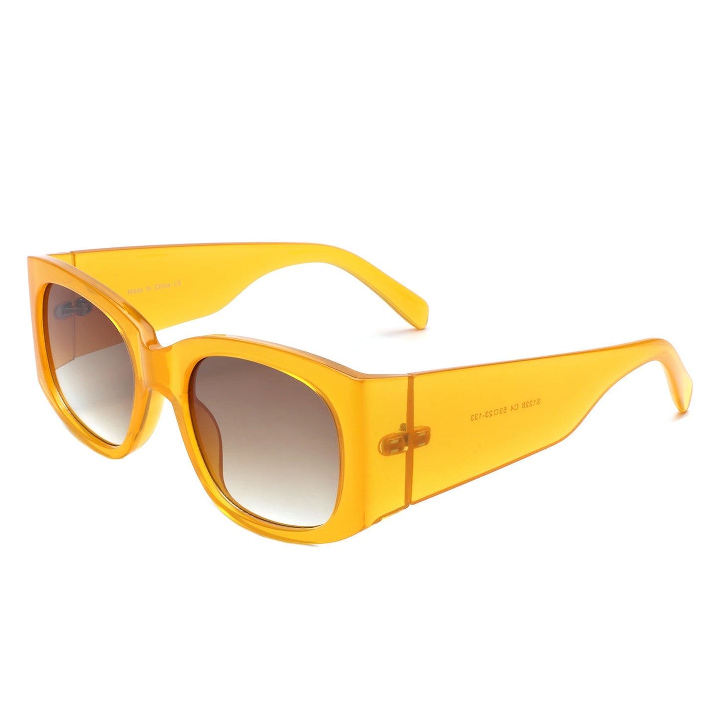 Helix - Retro Oversize Chunky Square Women Sunglasses-5