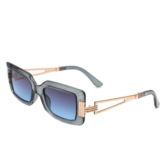 Sylphine - Oversize Sporty Square Chunky Shield Sunglasses-0