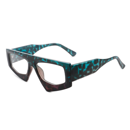 Xyrisia - Rectangle Retro Geometric Sunglasses-5