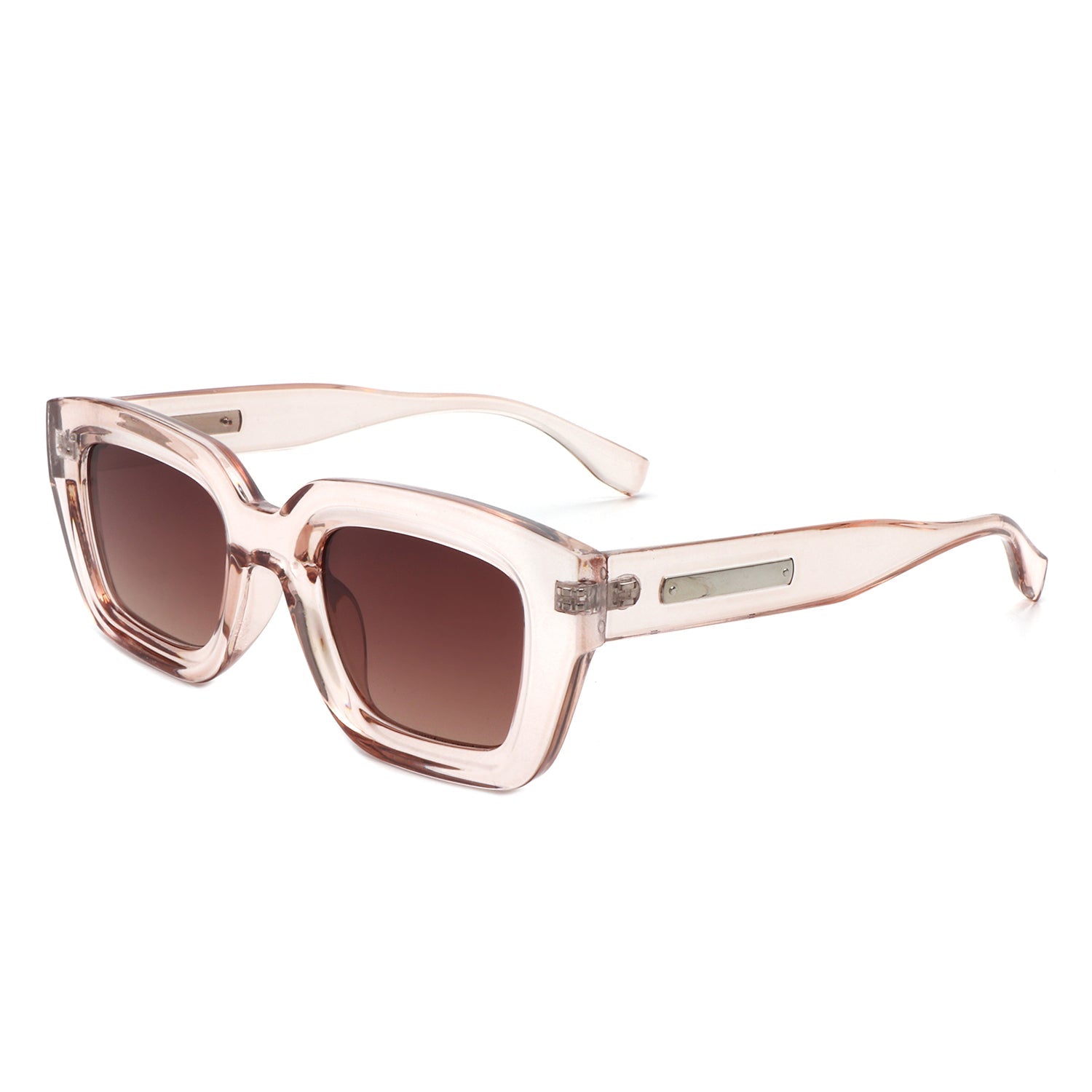 Moonluxe - Classic Square Retro Tinted Fashion Sunglasses-9