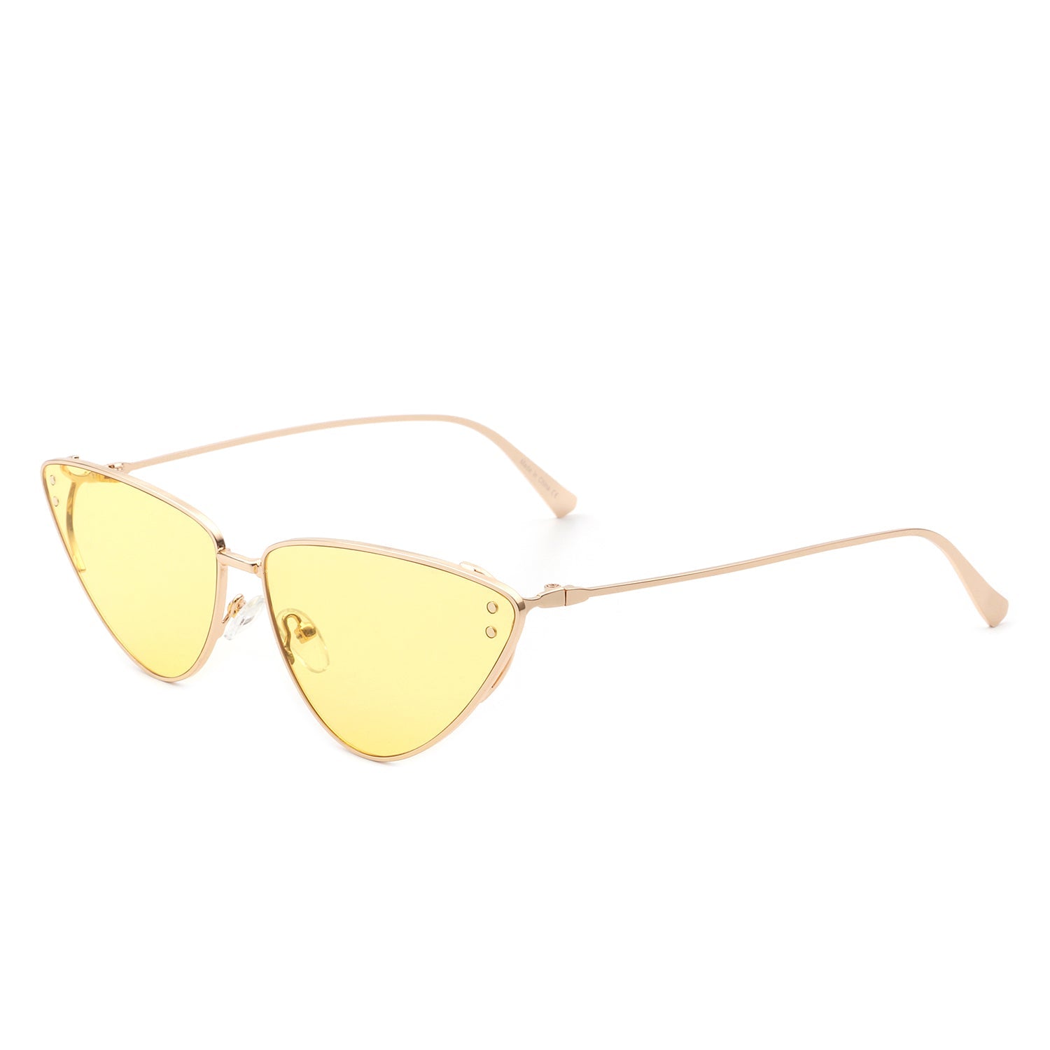 Windflow - Retro Tinted Flat Lens Fashion Cat Eye Sunglasses-8