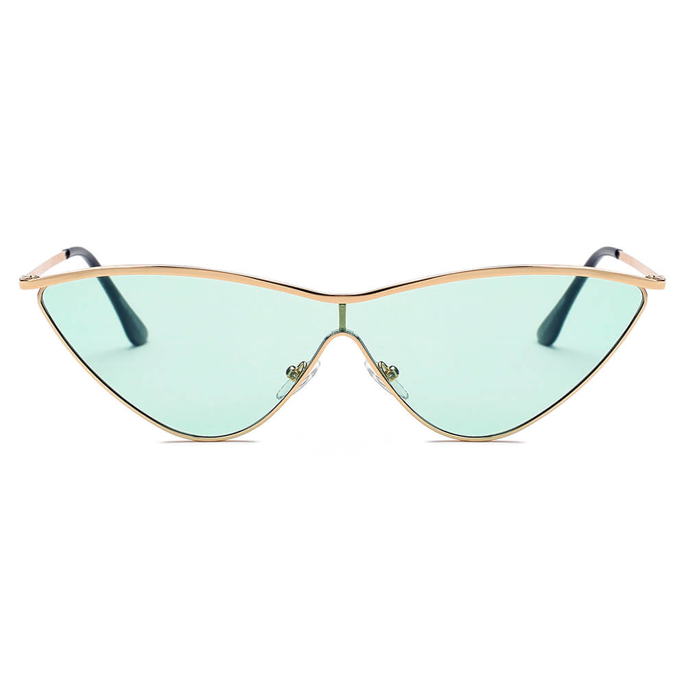 SUSTYA -  Women Fashion Tinted Cat Eye Sunglasses-7