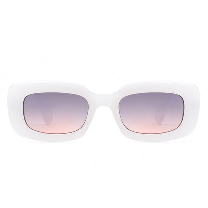 Wonderia - Rectangle Narrow Retro Slim Square Fashion Sunglasses-13