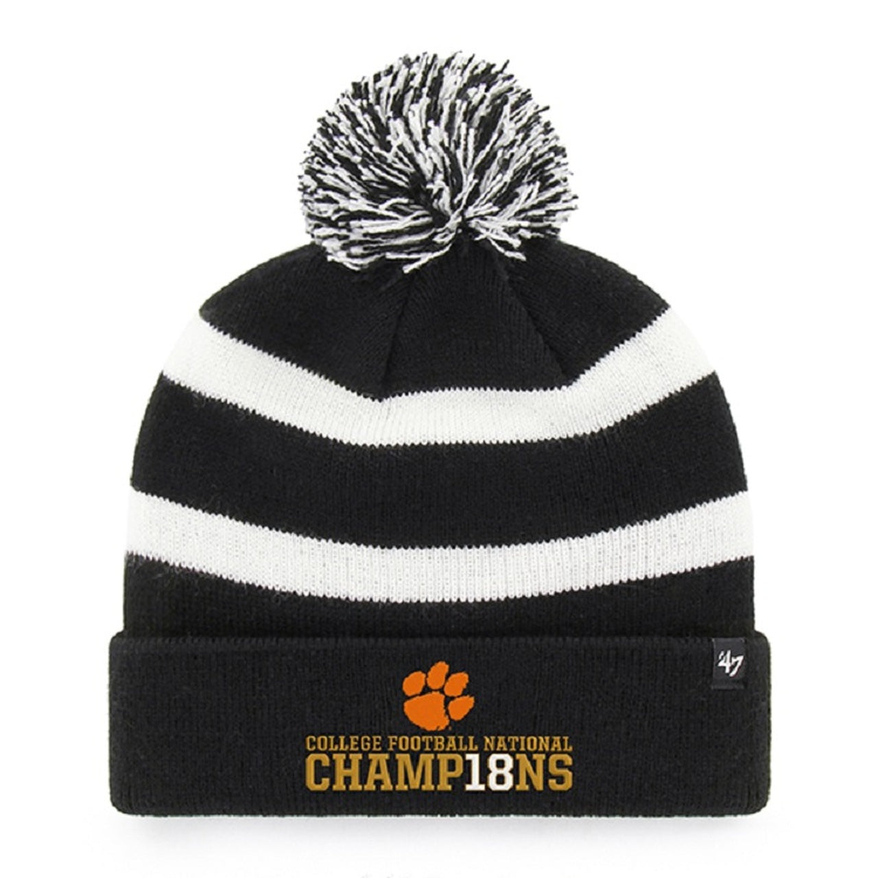 Clemson Tigers 2018 National Champions 47 Brand Breakaway Knit Hat