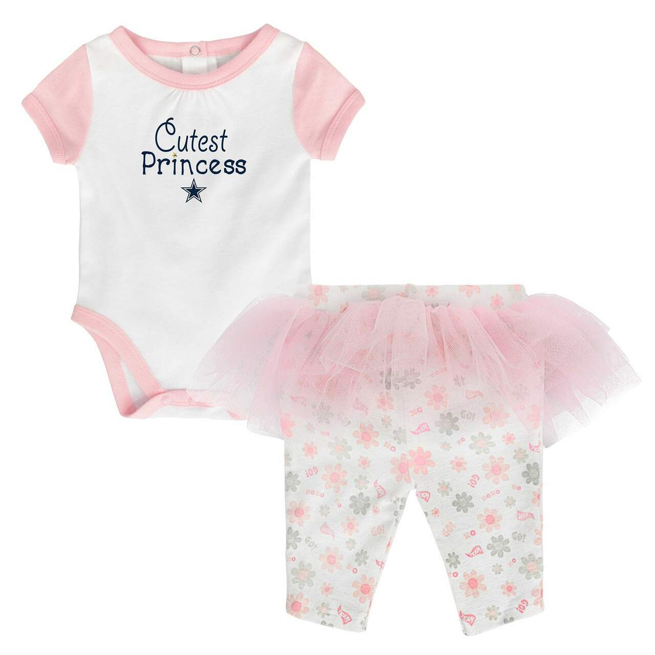 Dallas Cowboys NFL Girls Lil Princess Tutu Legging Set