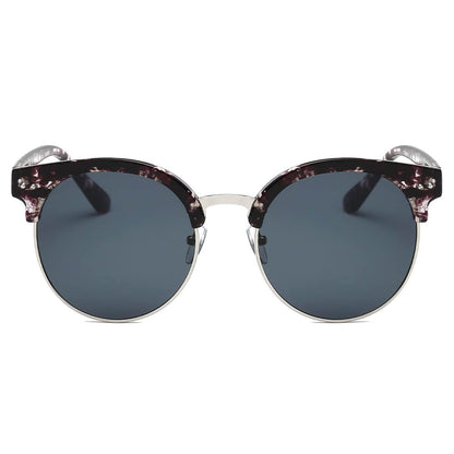 Jermyn - Retro Fashion Round Clubmaster Sunglasses-5